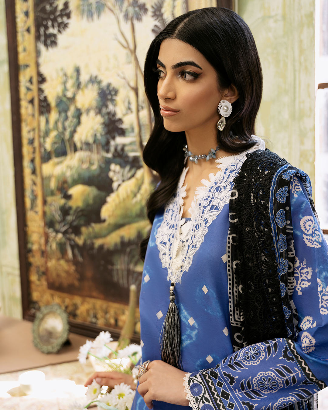 Roheenaz | Flora Printed Lawn | Ember -  Roheenaz Luxury - Original Designer Dress - House of Maryam
