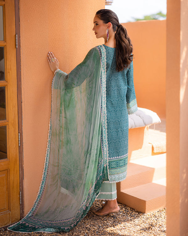 Roheenaz | Azalea Printed Lawn 24 | Ocean Breeze -  Roheenaz Luxury - Original Designer Dress - House of Maryam
