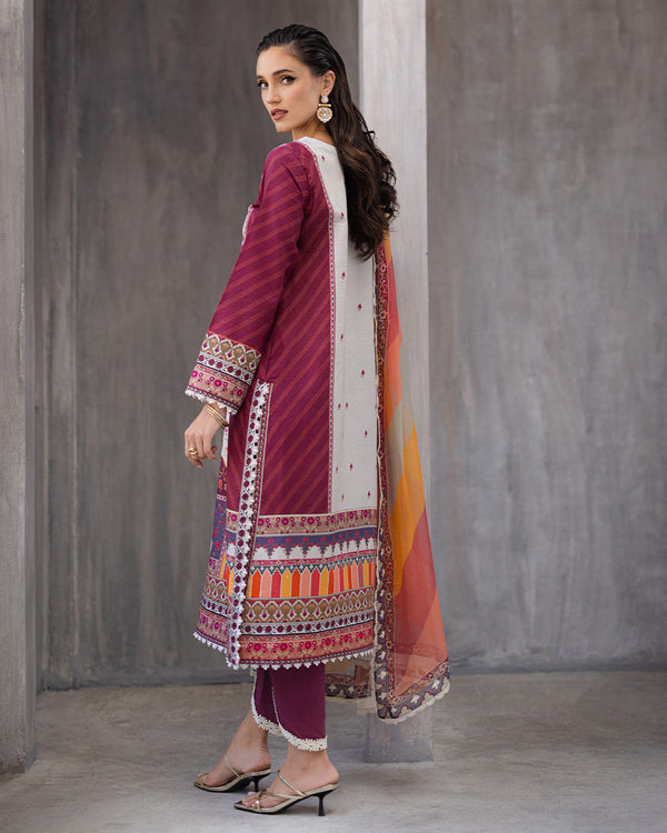 Roheenaz | Azalea Printed Lawn 24 | Orchid Oasis -  Roheenaz Luxury - Original Designer Dress - House of Maryam