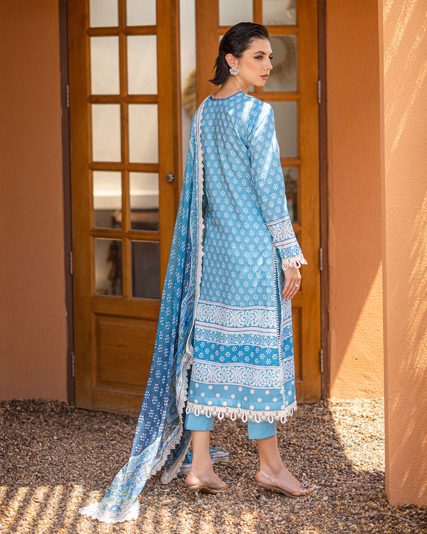 Roheenaz | Azalea Printed Lawn 24 | Starlit Sky -  Roheenaz Luxury - Original Designer Dress - House of Maryam