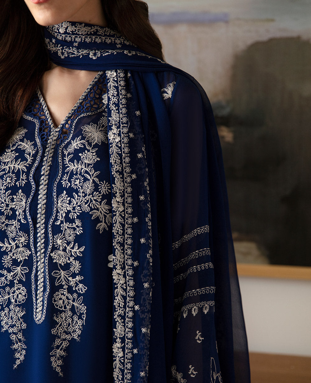 Republic Womenswear | Premium Pret 25 | RPP-05 (Bleu rêveur) -  Republic Womenswear Ladies Clothes - Original Designer Dress - House of Maryam