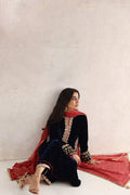 Sana Abbas | Velvet Formals | RAINA -  Sana Abbas Ladies Clothes - Original Designer Dress - House of Maryam