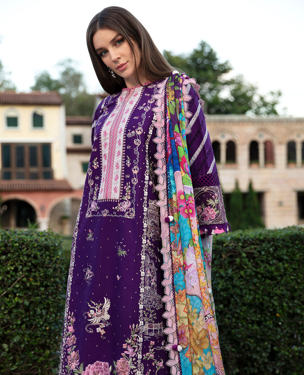 Republic Womenswear | Ilana Eid Luxury Lawn | Lisette -  Republic Womenswear Luxury - Original Designer Dress - House of Maryam