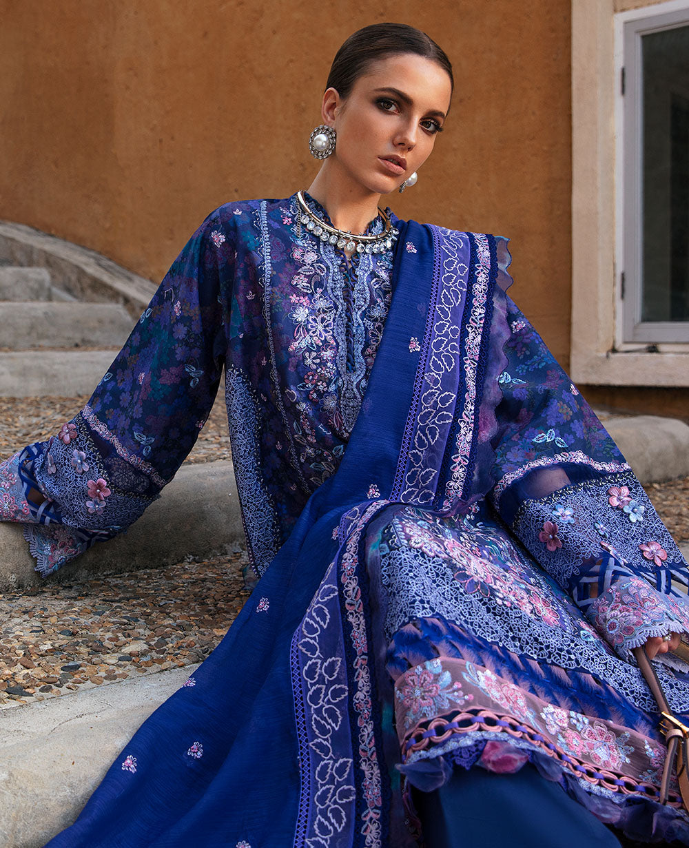Republic Womenswear | Ilana Eid Luxury Lawn | Lawn Lune -  Republic Womenswear Luxury - Original Designer Dress - House of Maryam