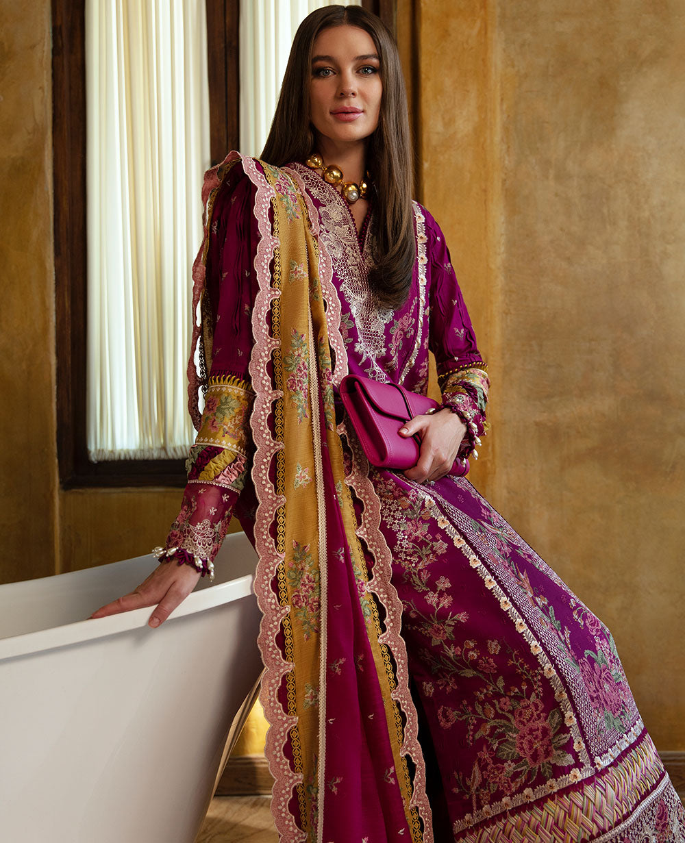 Republic Womenswear | Ilana Eid Luxury Lawn | Camille -  Republic Womenswear Luxury - Original Designer Dress - House of Maryam