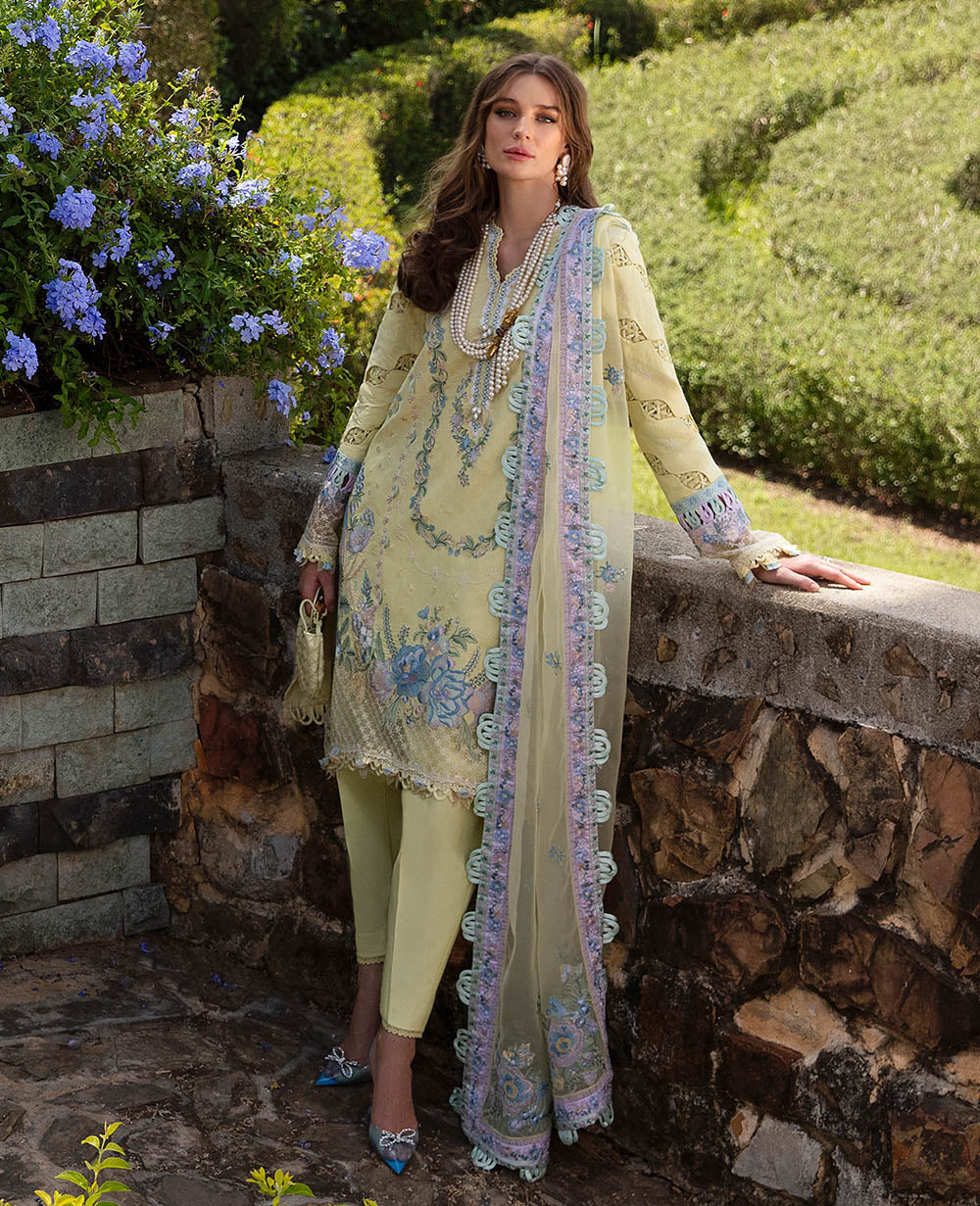 Republic Womenswear | Ilana Eid Luxury Lawn | Sylvie -  Republic Womenswear Luxury - Original Designer Dress - House of Maryam