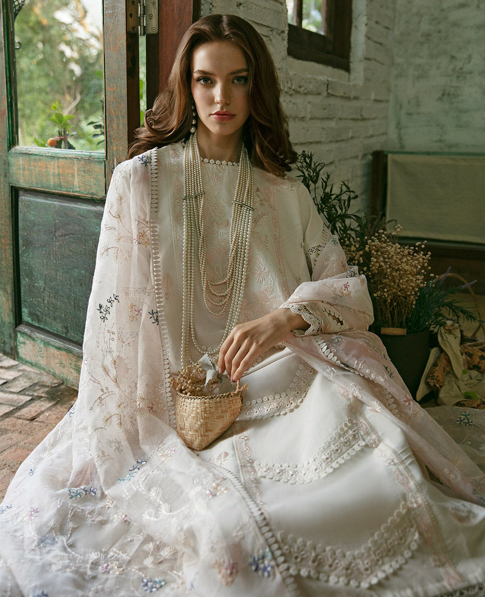 Republic Womenswear | Embroidered Pret 24 | Leuer -  Republic Womenswear Luxury - Original Designer Dress - House of Maryam