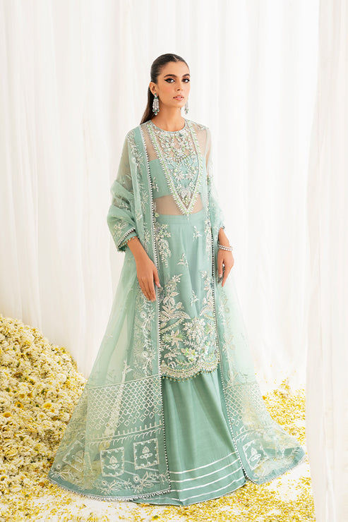 Saffron | Reveur Luxury Festive | SF-08 Aislin -  Saffron Formal - Original Designer Dress - House of Maryam