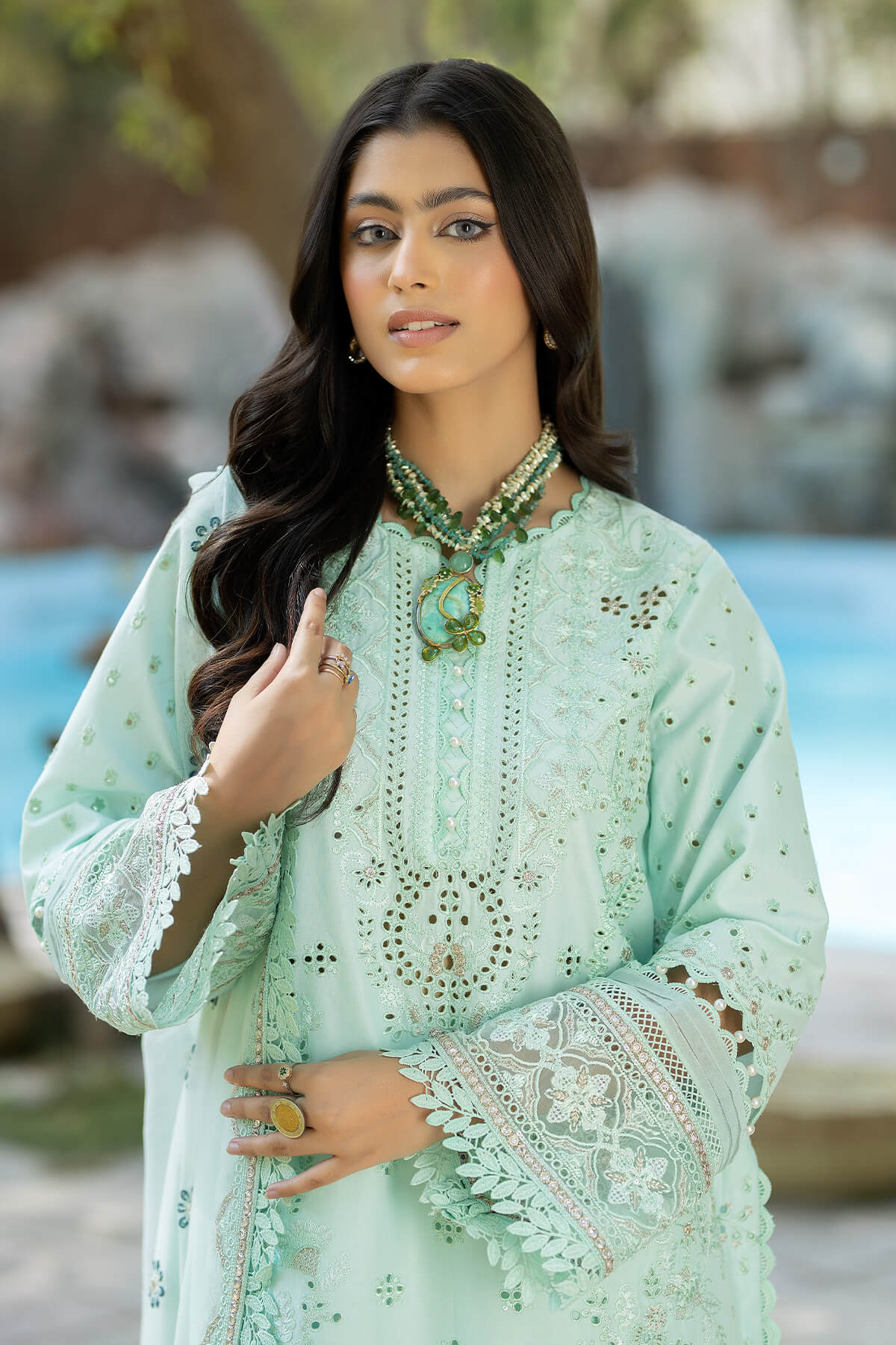 Imrozia Premium | Subah e Roshan | S.L 65 Aarzoo -  Imrozia Premium Luxury - Original Designer Dress - House of Maryam