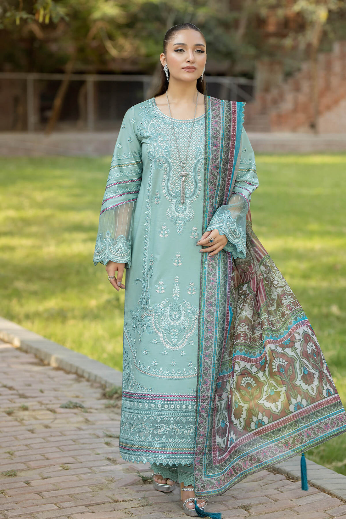 Imrozia Premium | Subah e Roshan | S.L 73 Zaib -  Imrozia Premium Luxury - Original Designer Dress - House of Maryam