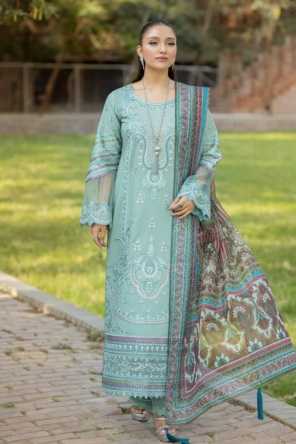 Imrozia Premium | Subah e Roshan | S.L 73 Zaib -  Imrozia Premium Luxury - Original Designer Dress - House of Maryam