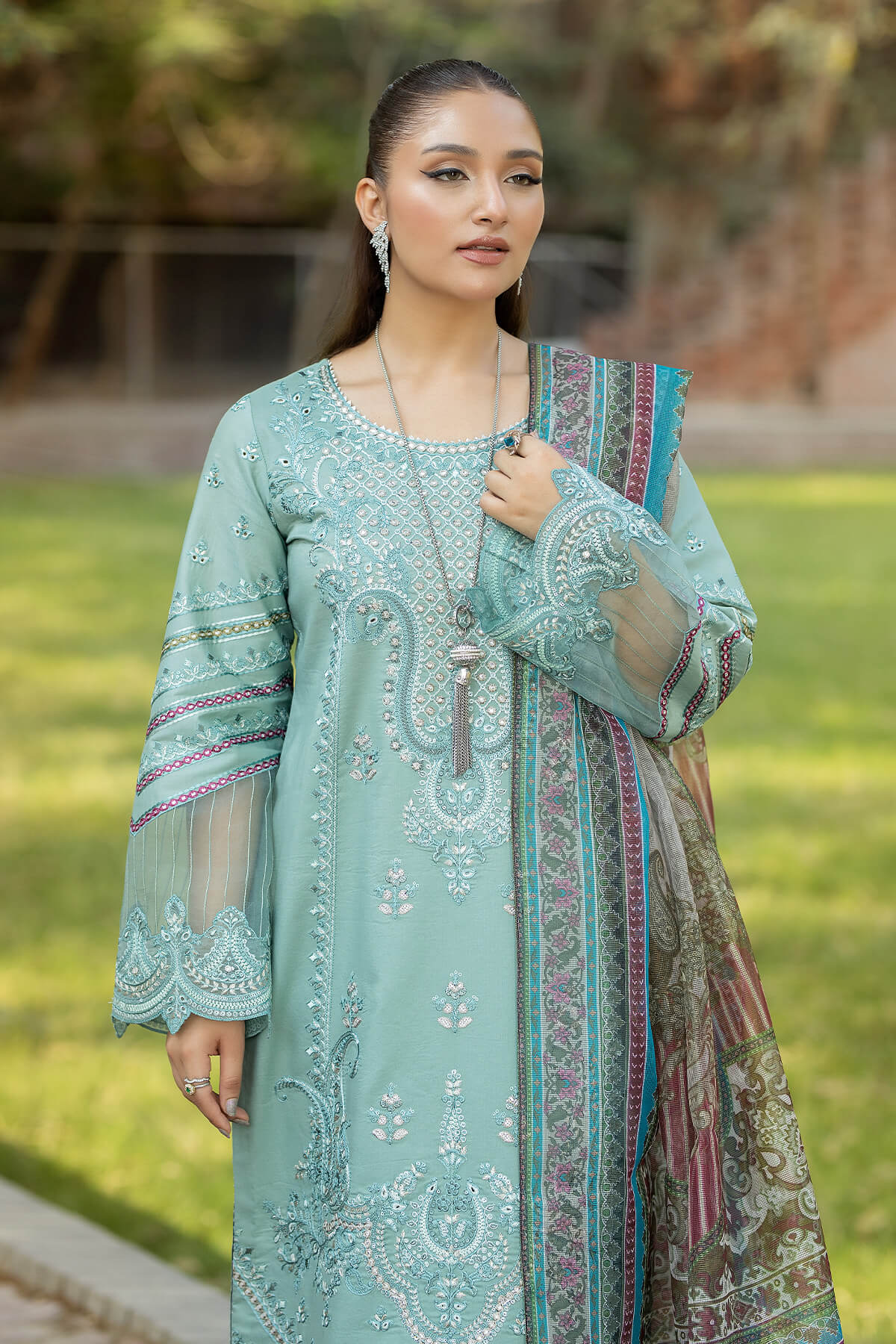 Imrozia Premium | Subah e Roshan | S.L 73 Zaib -  Imrozia Premium Luxury - Original Designer Dress - House of Maryam