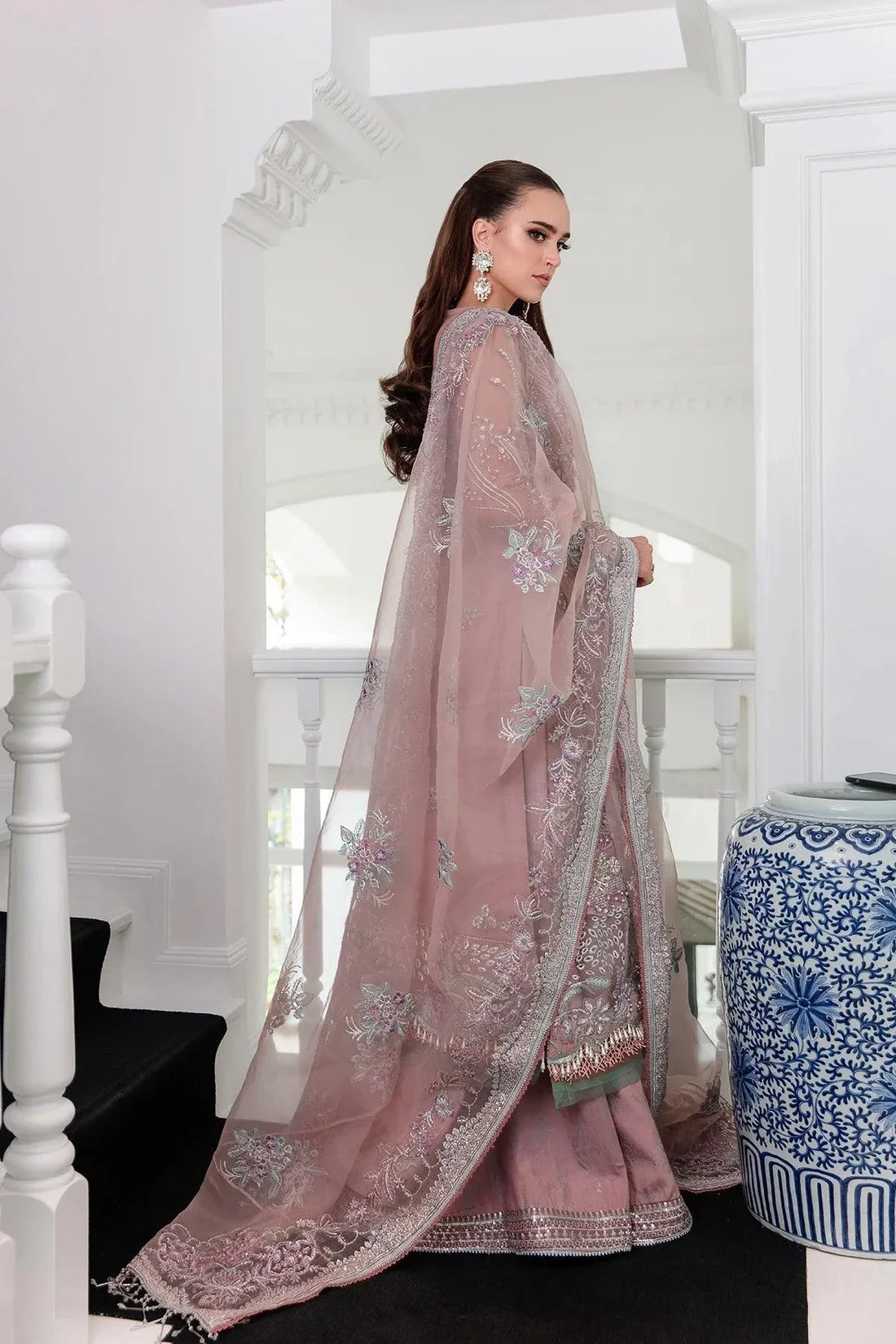 AJR Couture | Alif Luxury Wedding Formals 23 | Violet -  AJR Couture Bridal - Original Designer Dress - House of Maryam