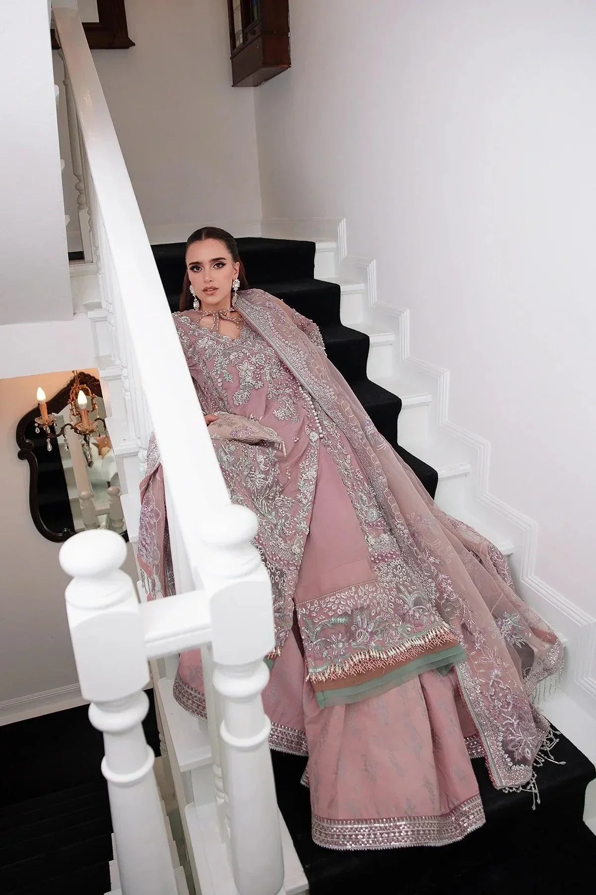 AJR Couture | Alif Luxury Wedding Formals 23 | Violet -  AJR Couture Bridal - Original Designer Dress - House of Maryam