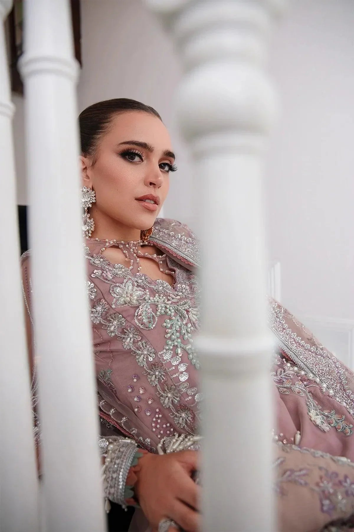 AJR Couture | Alif Luxury Wedding Formals 23 | Violet -  AJR Couture Bridal - Original Designer Dress - House of Maryam