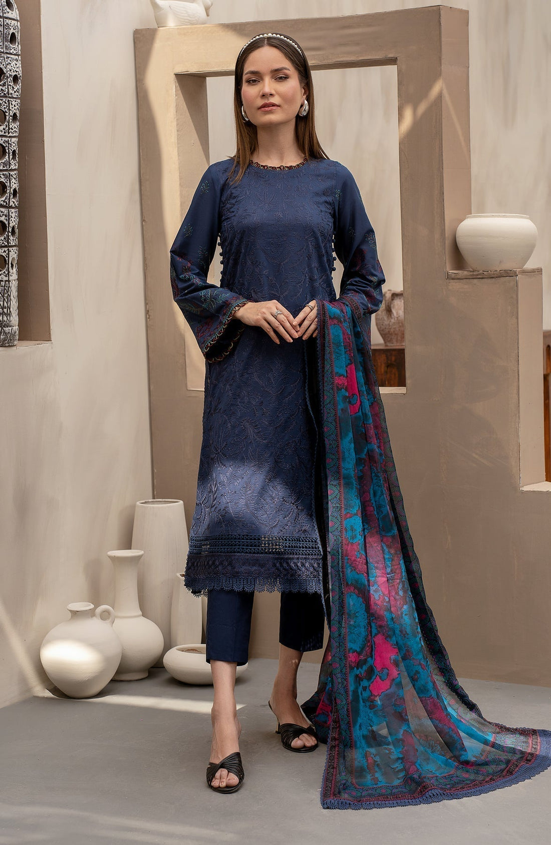 Zarif | Festive Lawn | ZFL 08 SEEMAL -  Zarif Luxury - Original Designer Dress - House of Maryam