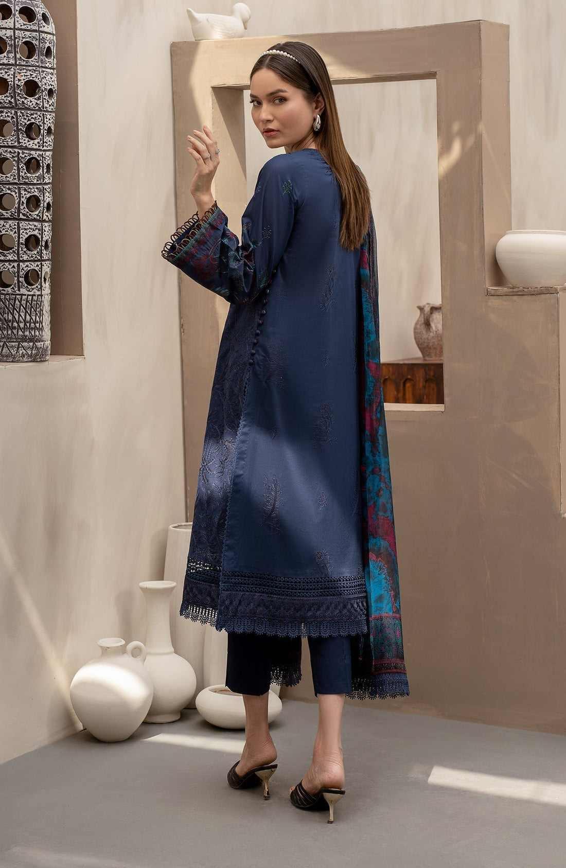 Zarif | Festive Lawn | ZFL 08 SEEMAL -  Zarif Luxury - Original Designer Dress - House of Maryam