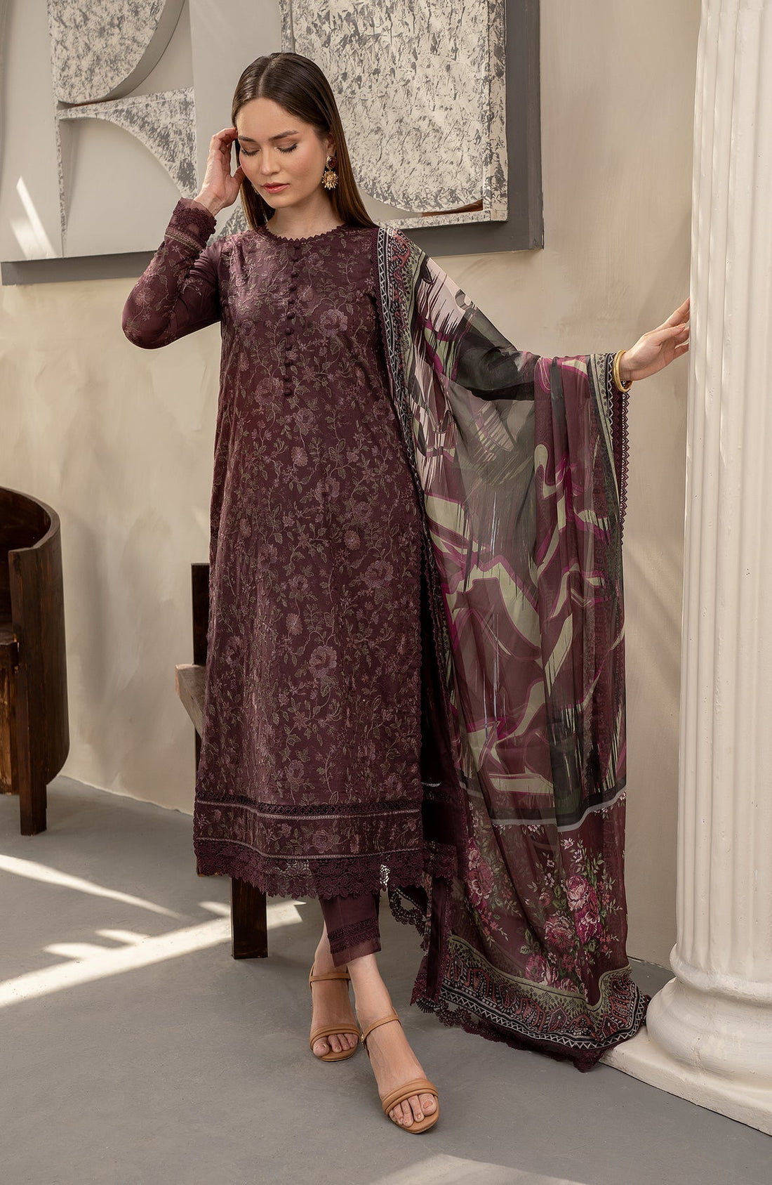 Zarif | Festive Lawn | ZFL 05 MIRAAL -  Zarif Luxury - Original Designer Dress - House of Maryam