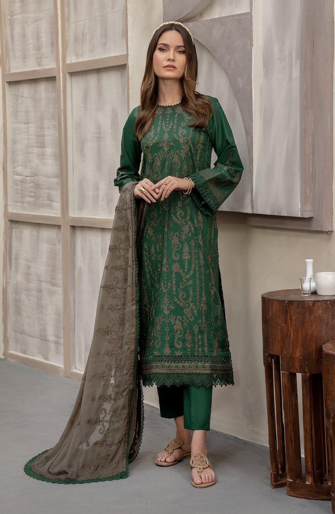 Zarif | Festive Lawn | ZFL 06 LIVIA -  Zarif Luxury - Original Designer Dress - House of Maryam