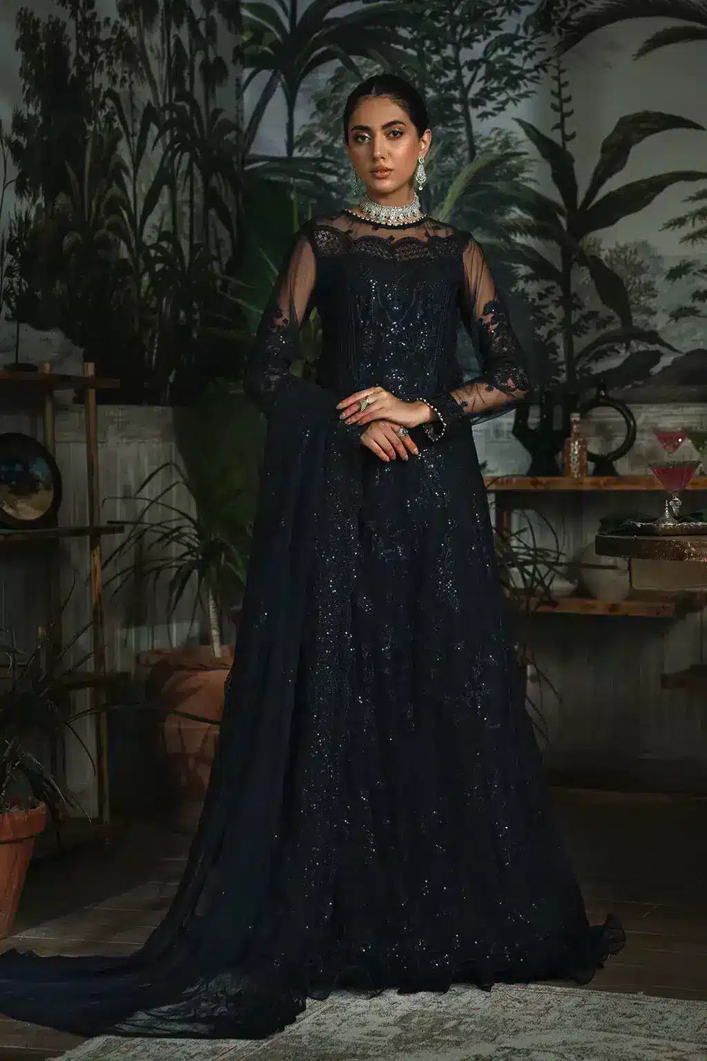 Zarif | LA ROSELLA Formals | ZLR 08 STARRY -  Zarif Formal - Original Designer Dress - House of Maryam