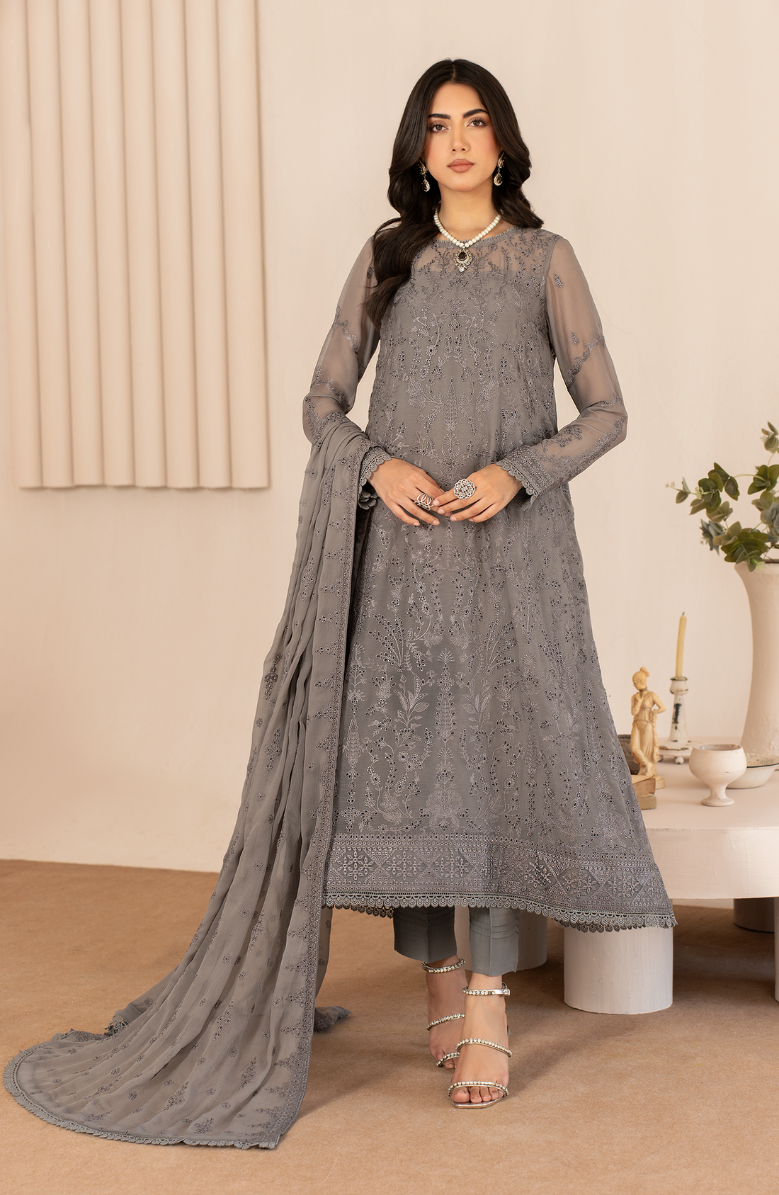 Zarif | Chiffon Edit | ZL 05 AYMAH -  Zarif Formal - Original Designer Dress - House of Maryam