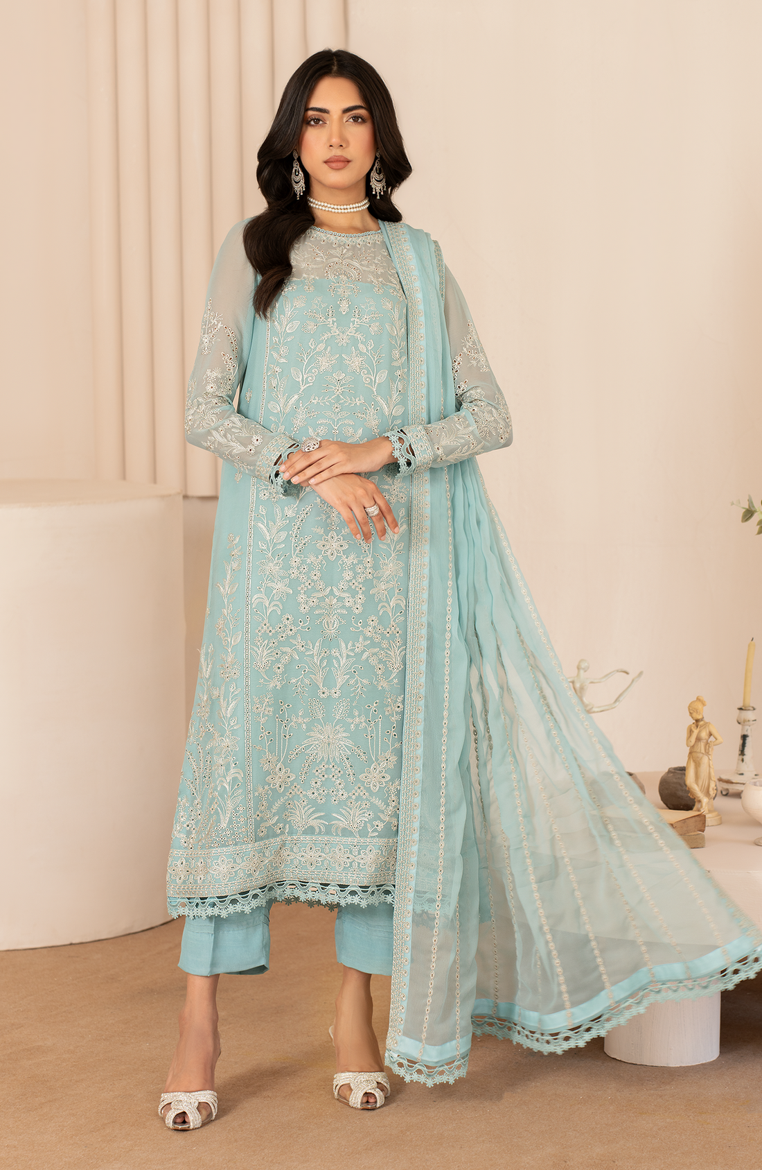 Zarif | Chiffon Edit | ZL 02 SAHIBA -  Zarif Formal - Original Designer Dress - House of Maryam