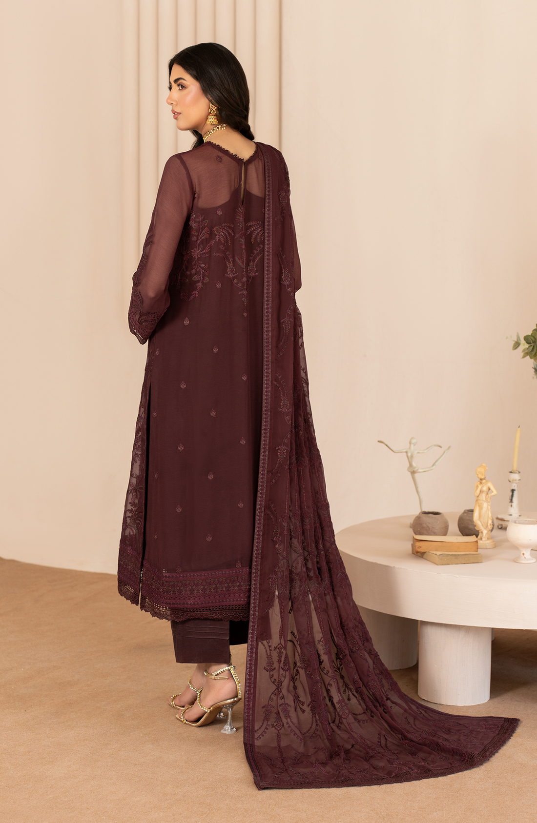 Zarif | Chiffon Edit | ZL 03 HALA -  Zarif Formal - Original Designer Dress - House of Maryam