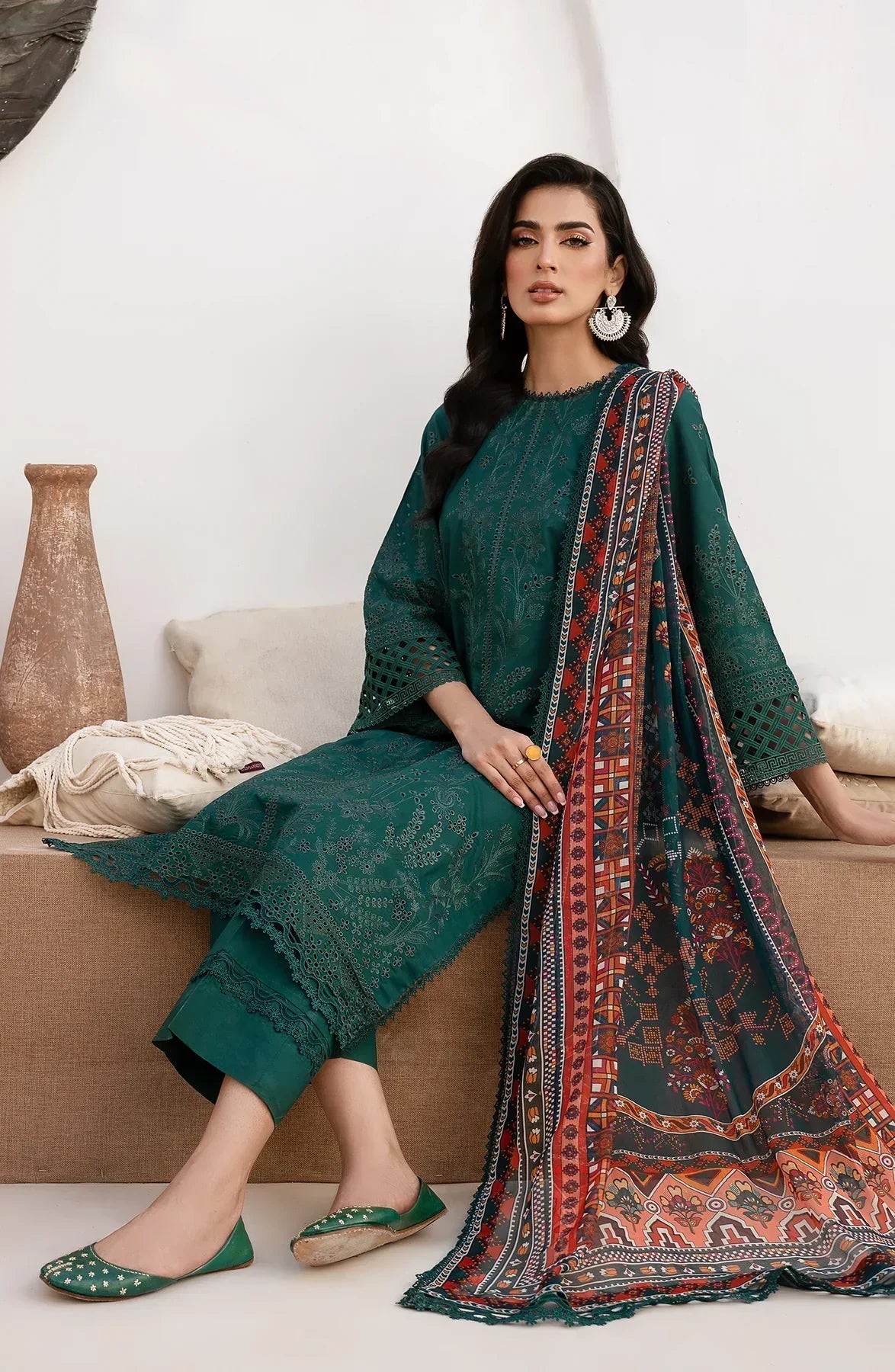 Zarif | Eid Lawn 24| ZL 01 MAPLE -  Zarif Luxury - Original Designer Dress - House of Maryam