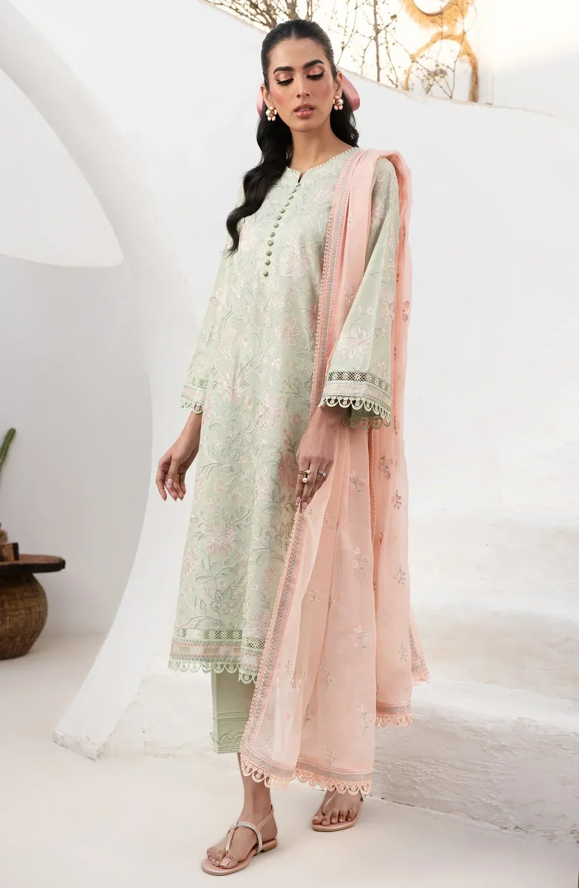 Zarif | Eid Lawn 24| ZL 03 SEPHORA -  Zarif Luxury - Original Designer Dress - House of Maryam