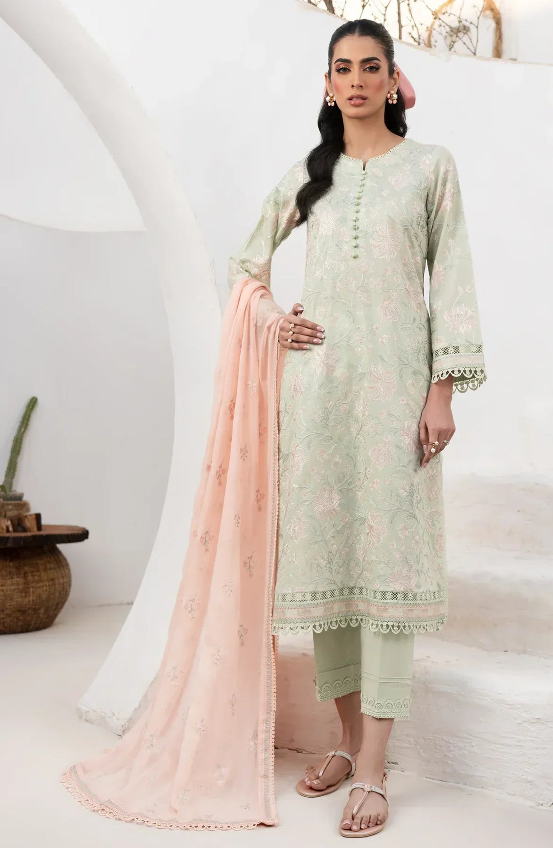 Zarif | Eid Lawn 24| ZL 03 SEPHORA -  Zarif Luxury - Original Designer Dress - House of Maryam
