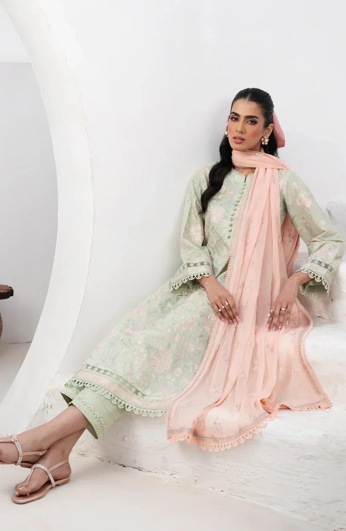 Zarif | Eid Lawn 24| ZL 03 SEPHORA -  Zarif Luxury - Original Designer Dress - House of Maryam
