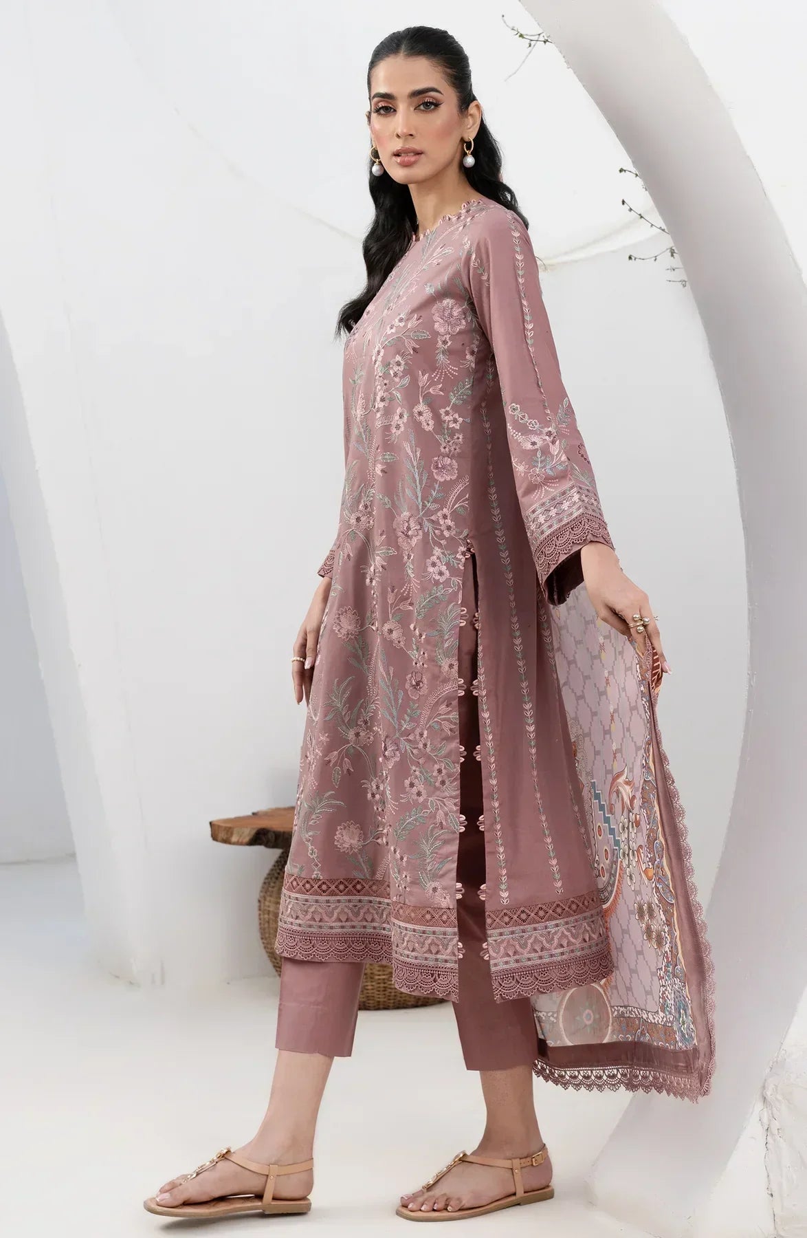 Zarif | Eid Lawn 24| ZL 05 FLORINA -  Zarif Luxury - Original Designer Dress - House of Maryam