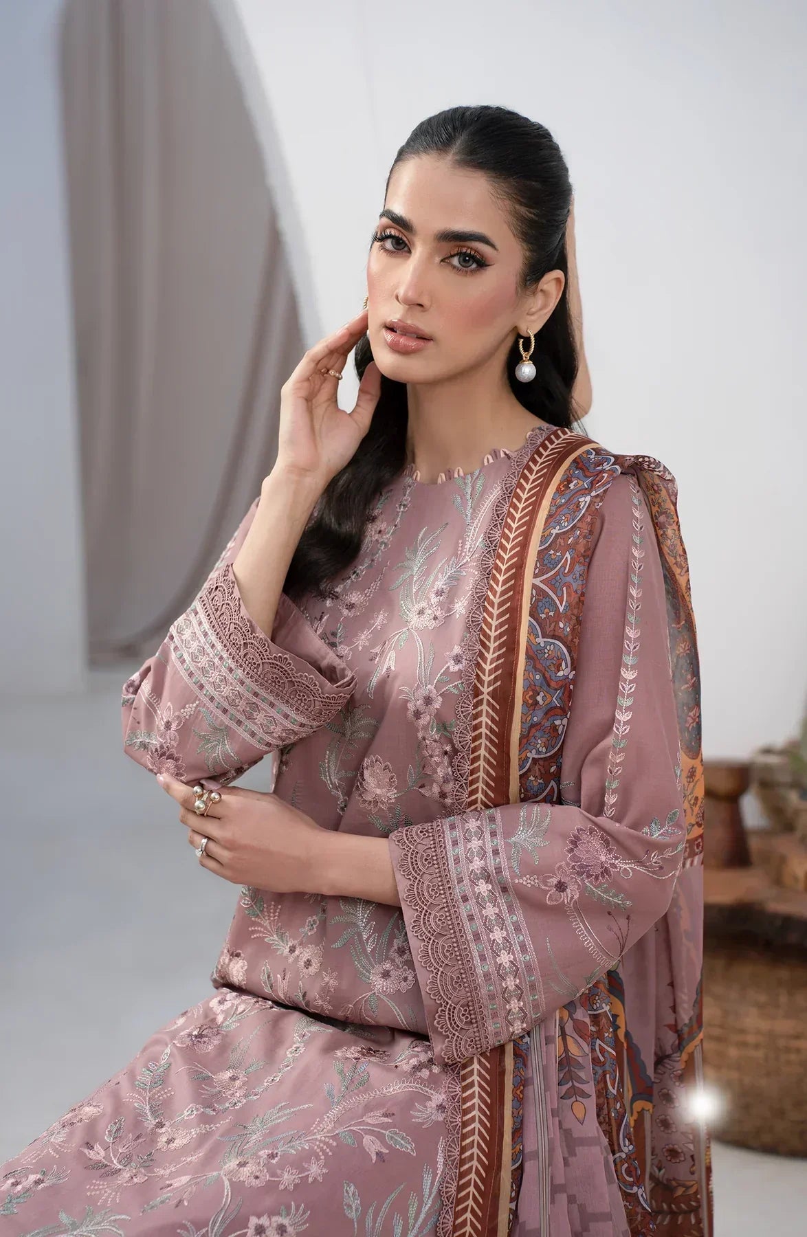 Zarif | Eid Lawn 24| ZL 05 FLORINA -  Zarif Luxury - Original Designer Dress - House of Maryam