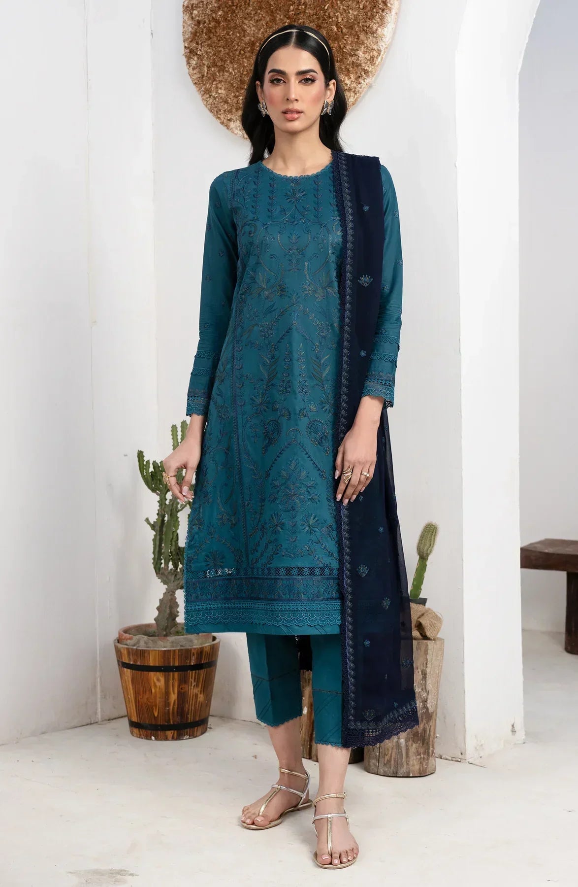 Zarif | Eid Lawn 24| ZL 07 MARINA -  Zarif Luxury - Original Designer Dress - House of Maryam