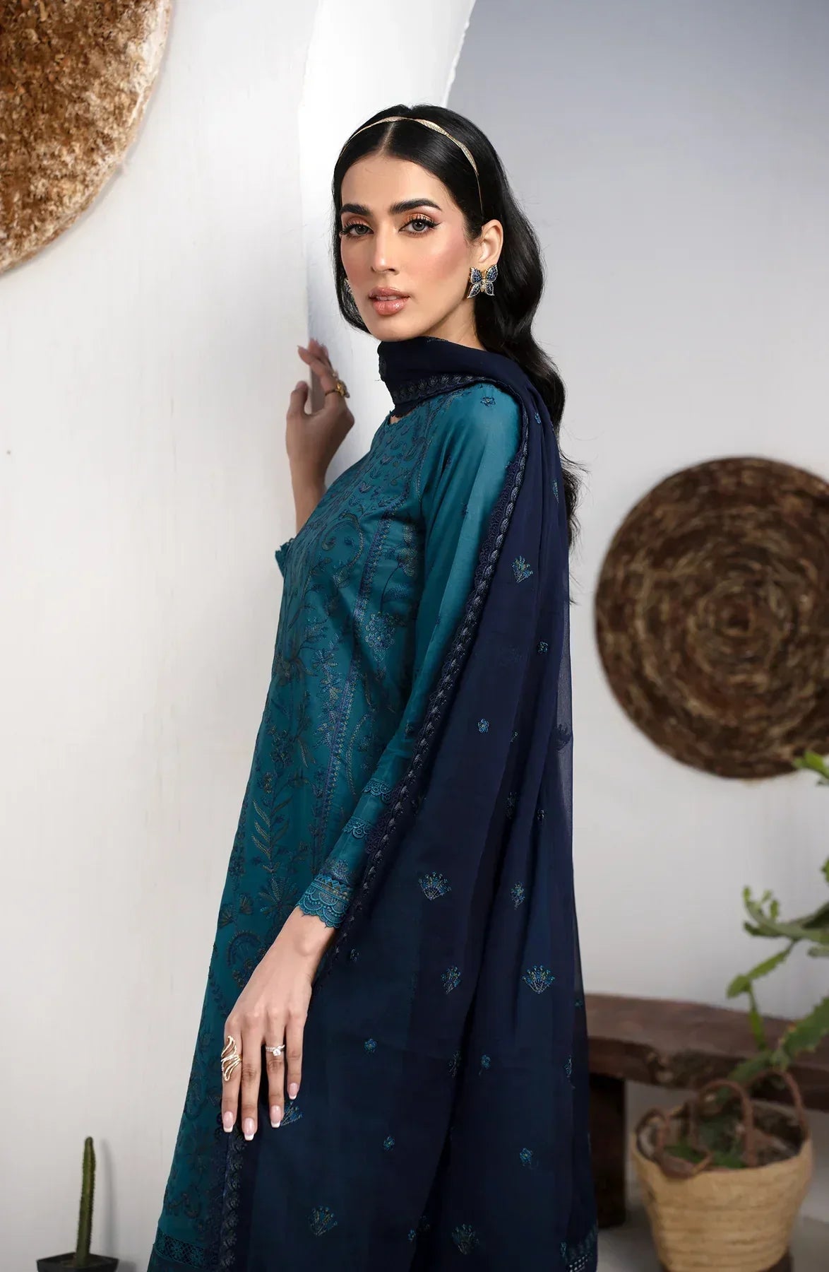 Zarif | Eid Lawn 24| ZL 07 MARINA -  Zarif Luxury - Original Designer Dress - House of Maryam