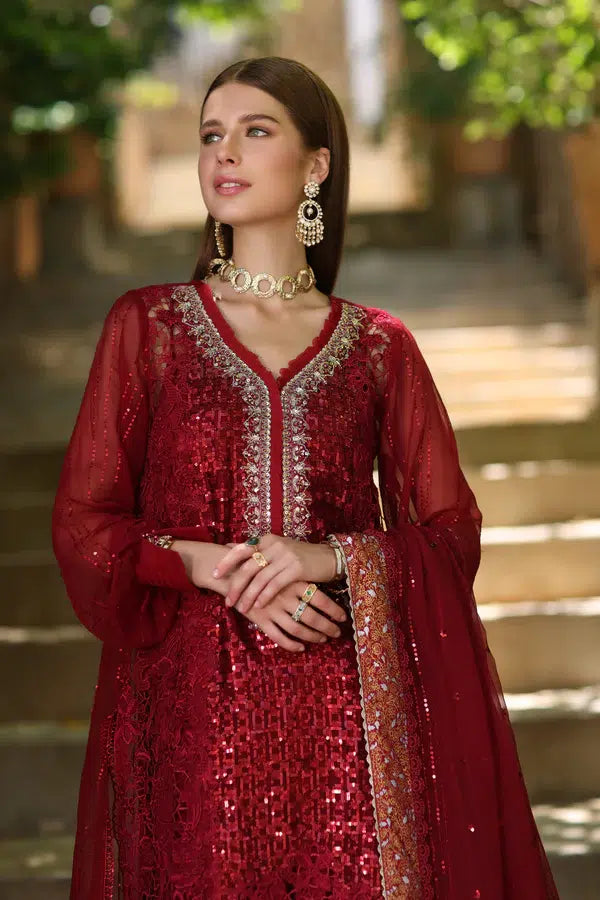 Noor by Saadia Asad | Chiffon Formals 23 | D3-Sirena -  Noor by Saadia Asad Formal - Original Designer Dress - House of Maryam