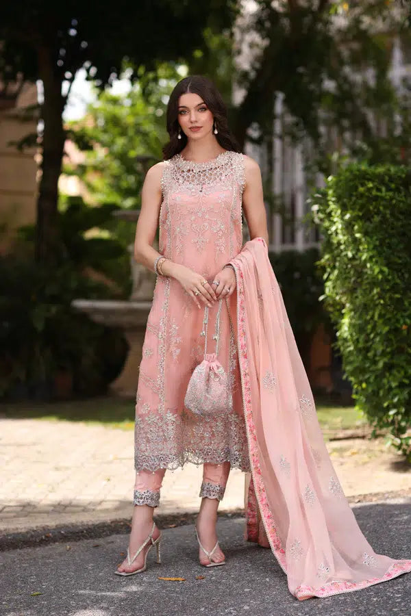 Noor by Saadia Asad | Chiffon Formals 23 | D2-Ekai -  Noor by Saadia Asad Formal - Original Designer Dress - House of Maryam