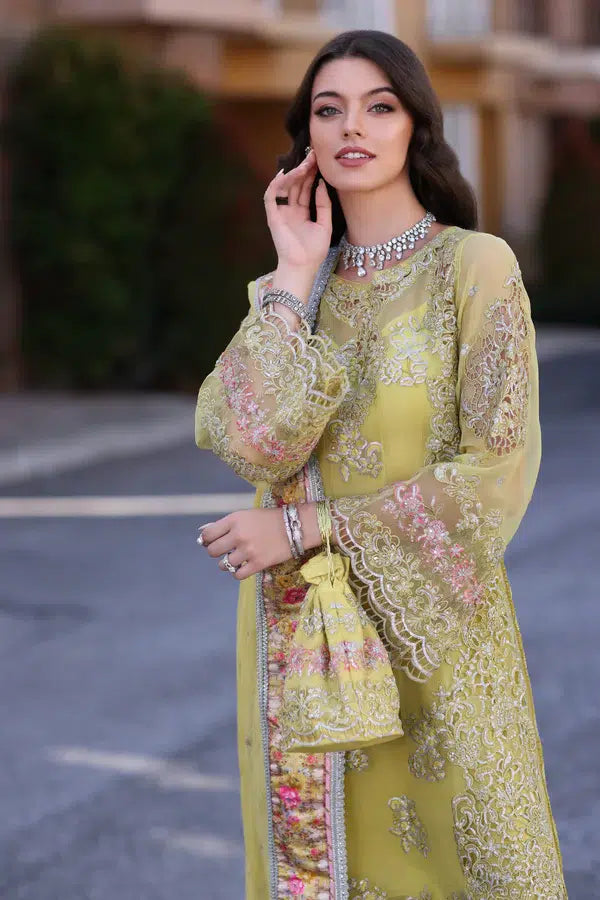 Noor by Saadia Asad | Chiffon Formals 23 | D4-Minali -  Noor by Saadia Asad Formal - Original Designer Dress - House of Maryam