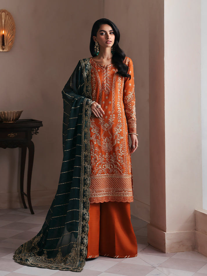Gulaal | Serica Raw Silk | Ciora -  Gulaal Ladies Clothes - Original Designer Dress - House of Maryam