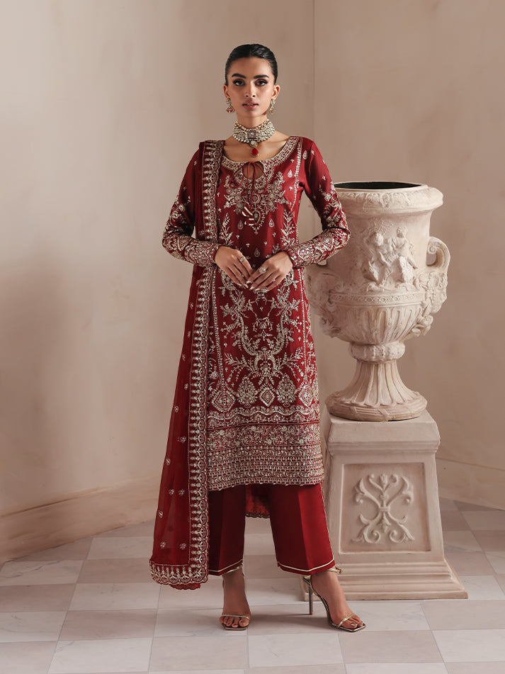 Gulaal | Serica Raw Silk | Seryne -  Gulaal Ladies Clothes - Original Designer Dress - House of Maryam