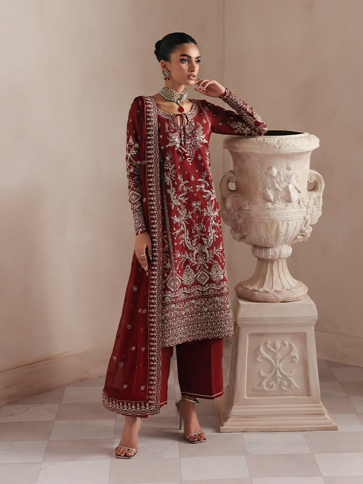 Gulaal | Serica Raw Silk | Seryne -  Gulaal Ladies Clothes - Original Designer Dress - House of Maryam