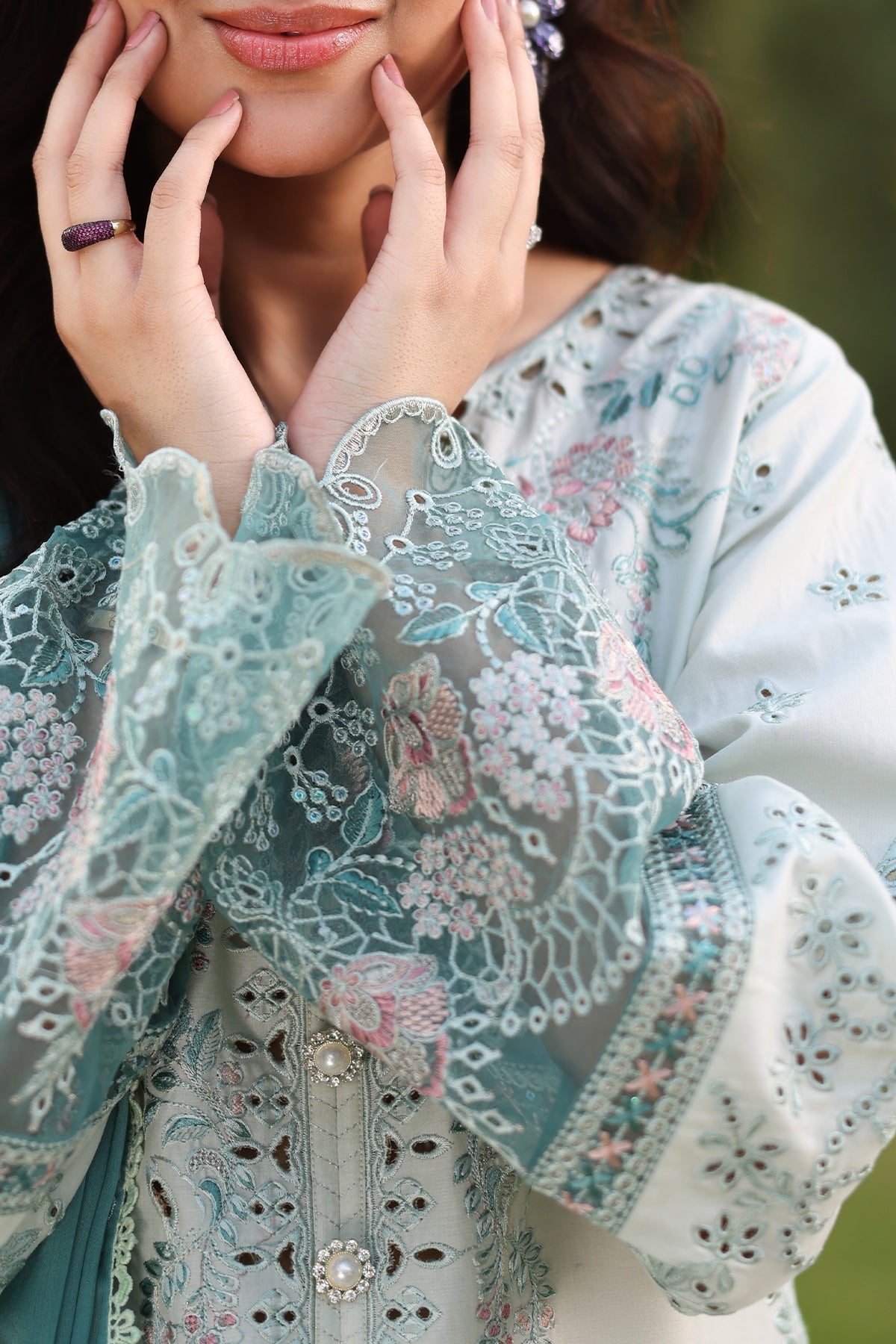 Imrozia Premium | Hayam Luxury Lawn 25 | SL 88 HIBA -  Imrozia Premium Ladies Clothes - Original Designer Dress - House of Maryam