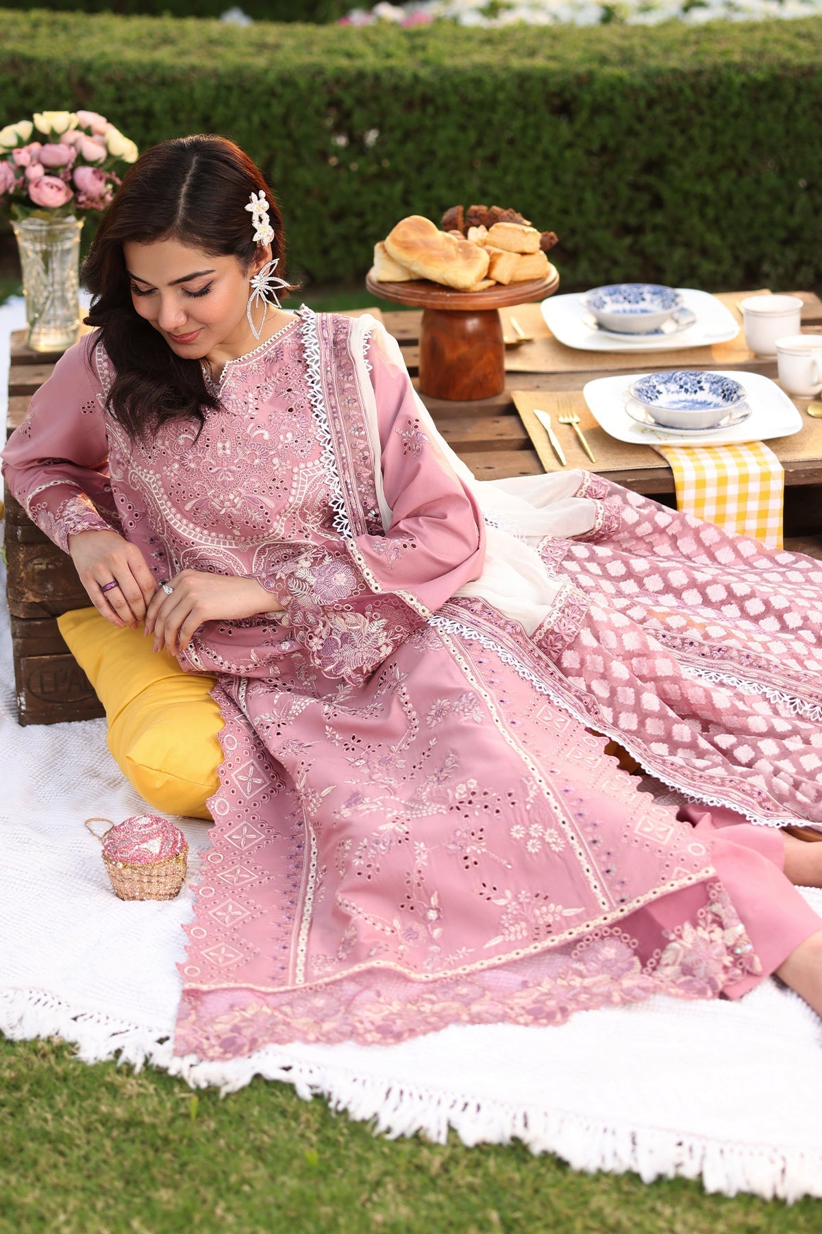 Imrozia Premium | Hayam Luxury Lawn 25 | SL 93 ISRA -  Imrozia Premium Ladies Clothes - Original Designer Dress - House of Maryam
