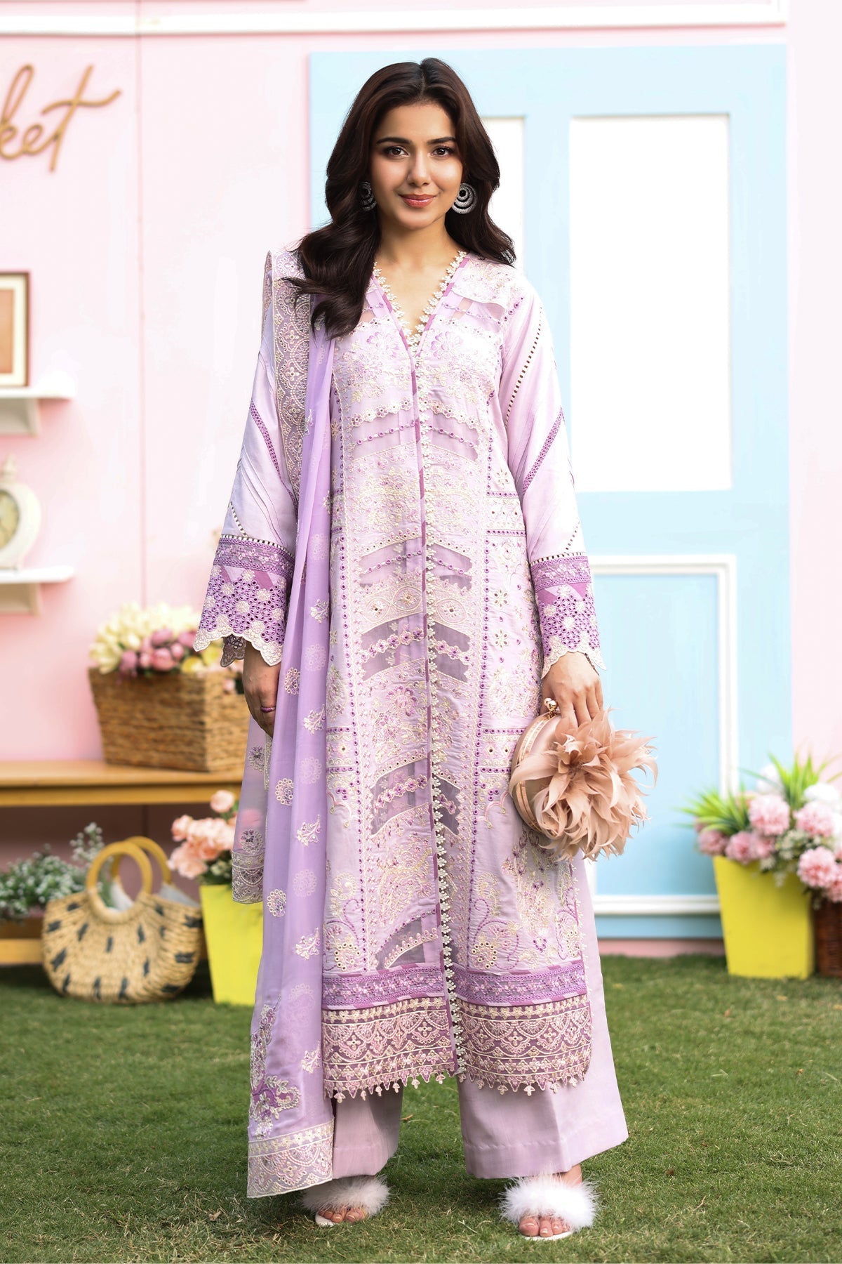 Imrozia Premium | Hayam Luxury Lawn 25 | SL 95 HALIMA -  Imrozia Premium Ladies Clothes - Original Designer Dress - House of Maryam