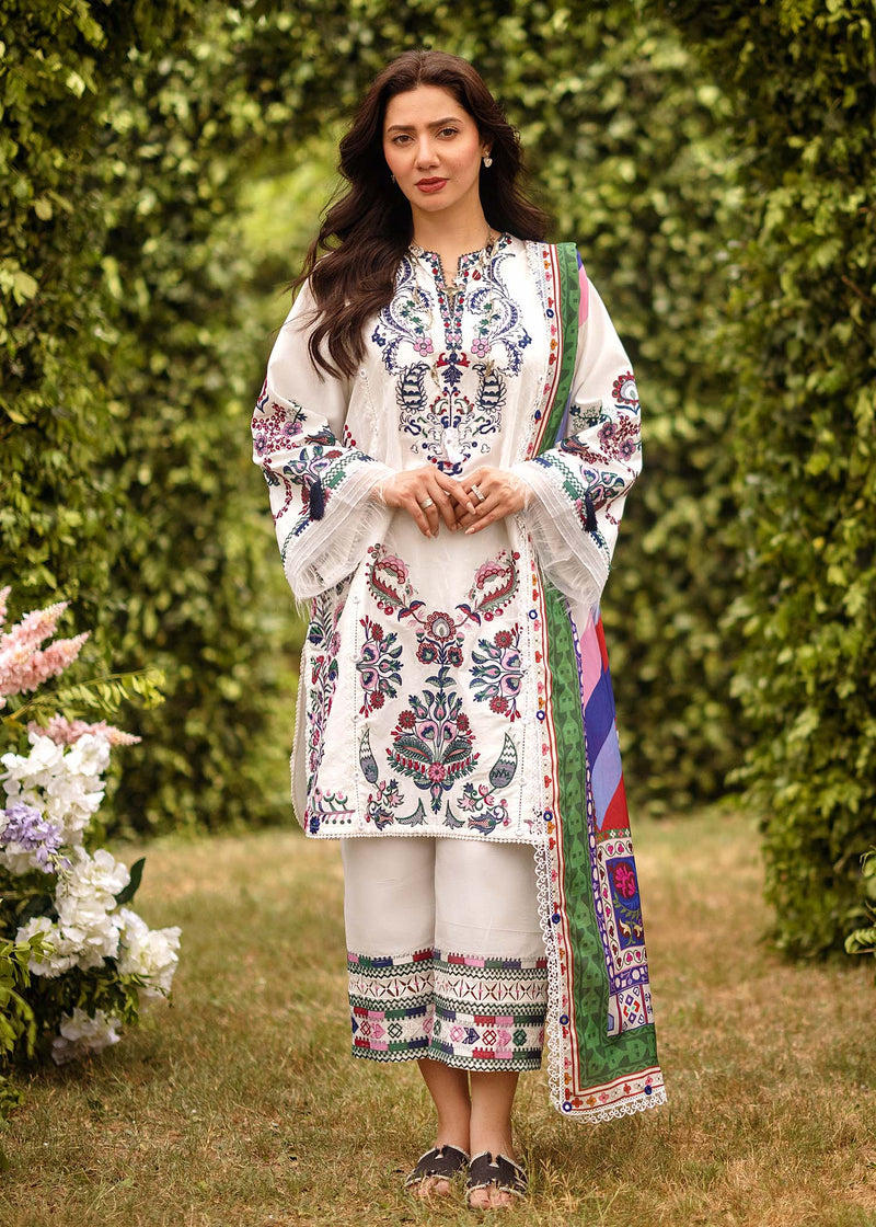 Sadaf Fawad Khan | Lawn 24 | Suzani (A) -  Sadaf Fawad Khan Luxury - Original Designer Dress - House of Maryam