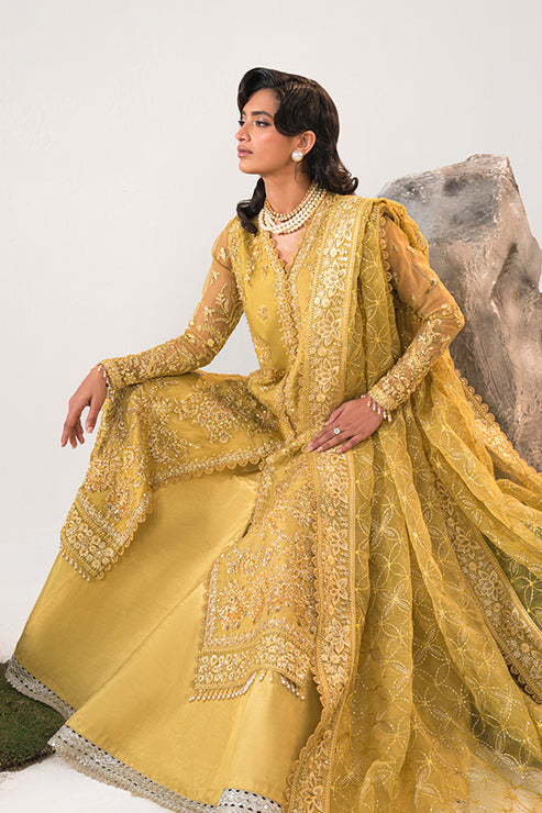 Saffron | Celeste Festive Edit 24 | Elmira -  Saffron Formal - Original Designer Dress - House of Maryam