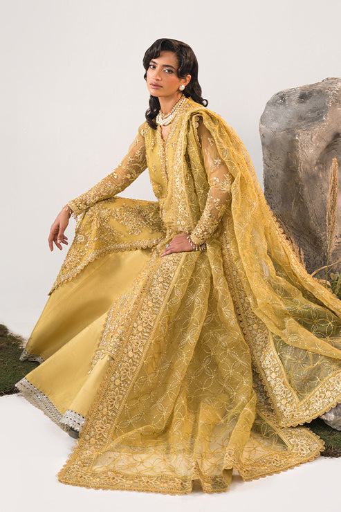 Saffron | Celeste Festive Edit 24 | Elmira -  Saffron Formal - Original Designer Dress - House of Maryam