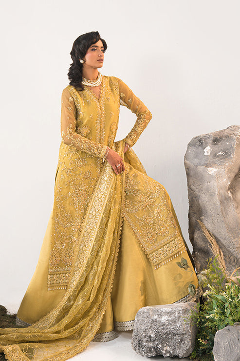 Saffron | Celeste Festive Edit 24 | Elmira -  Saffron Formal - Original Designer Dress - House of Maryam