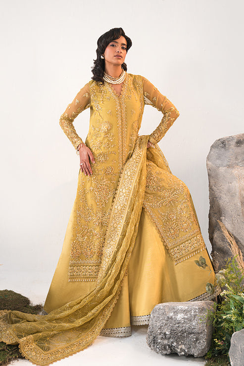 Saffron | Celeste Festive Edit 24 | Elmira -  Saffron Formal - Original Designer Dress - House of Maryam
