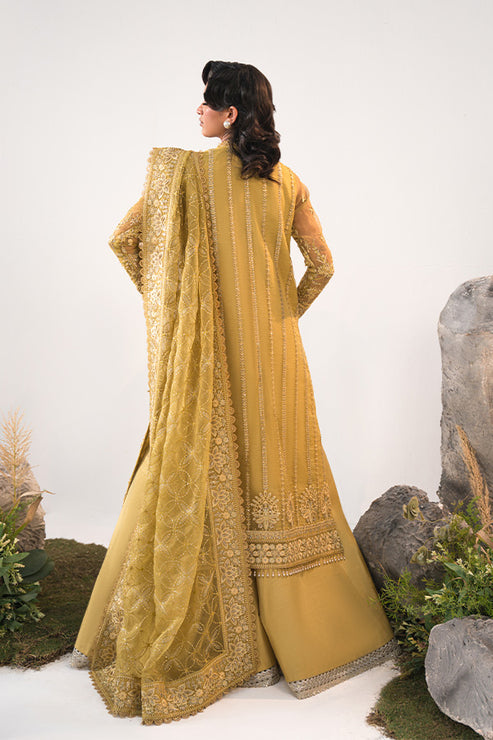 Saffron | Celeste Festive Edit 24 | Elmira -  Saffron Formal - Original Designer Dress - House of Maryam